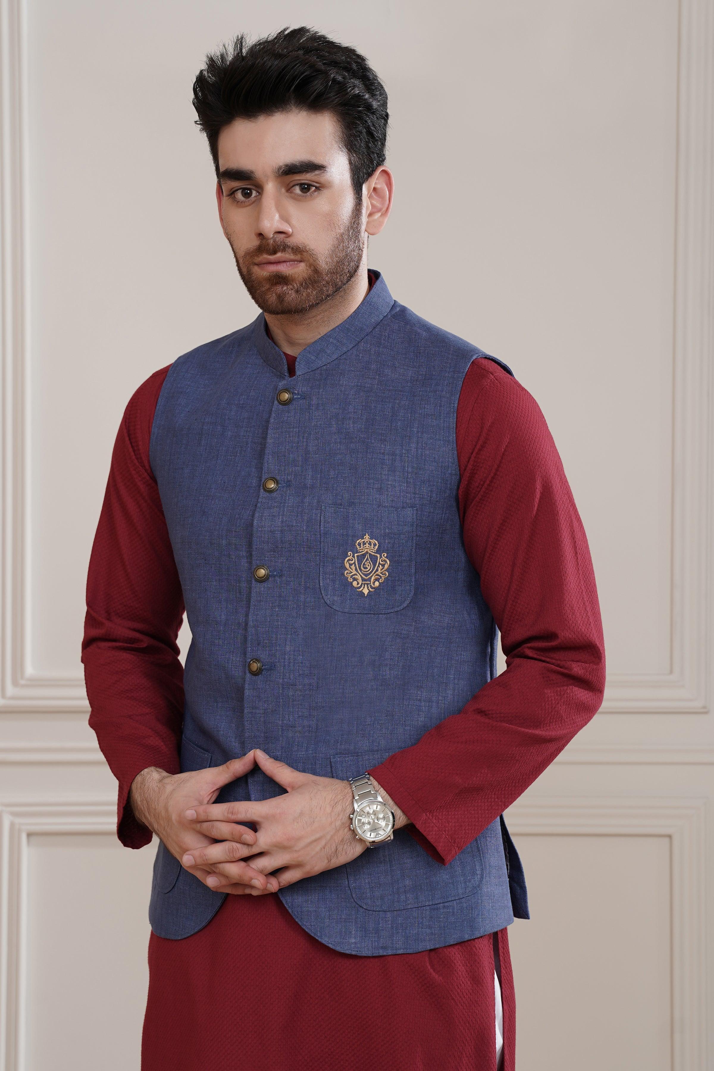 WAISTCOAT BLUE