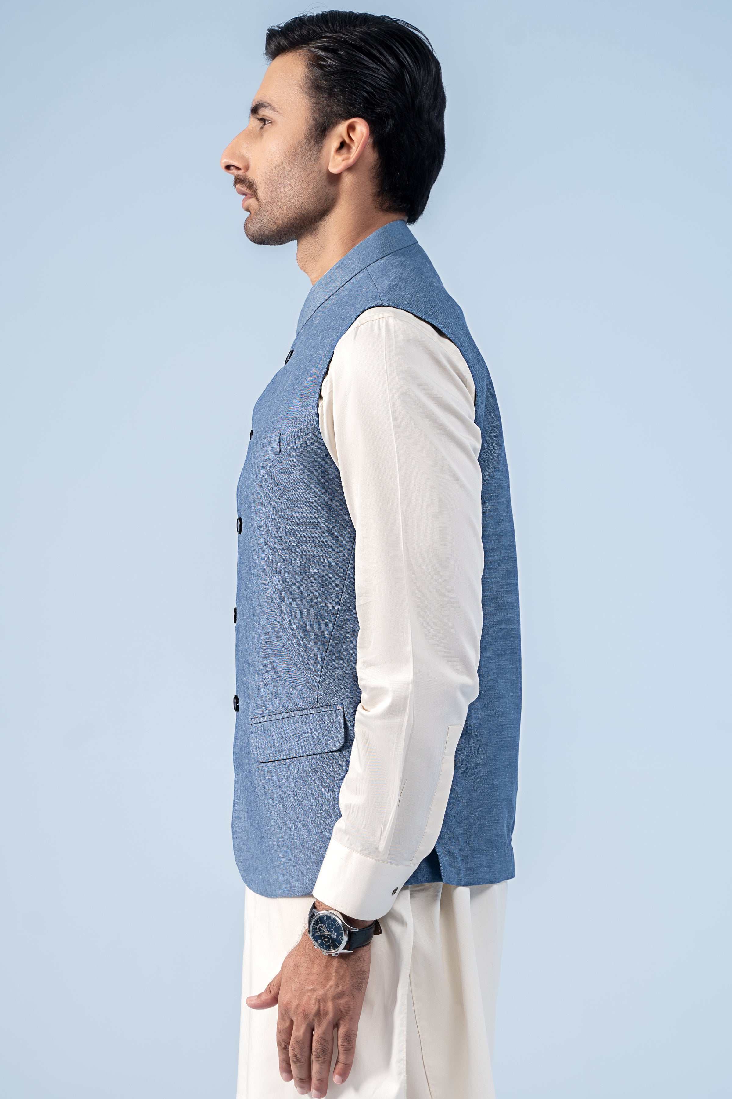 WAISTCOAT BLUE - Image 4
