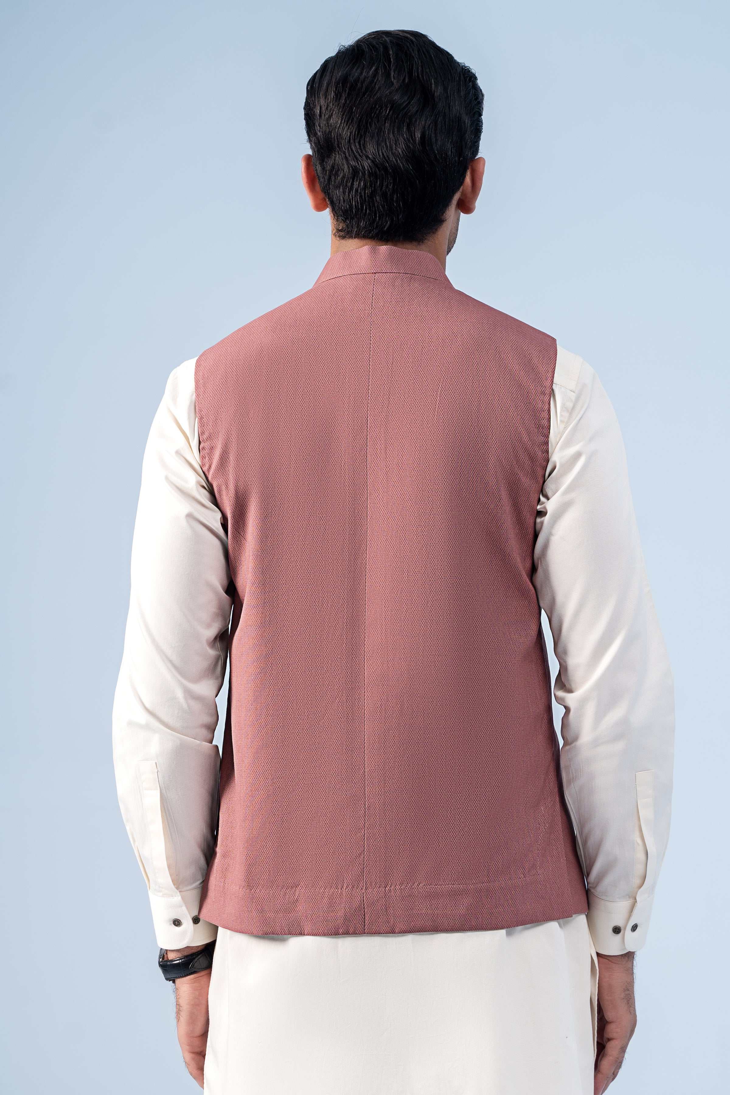 WAISTCOAT FADED RED - Image 3