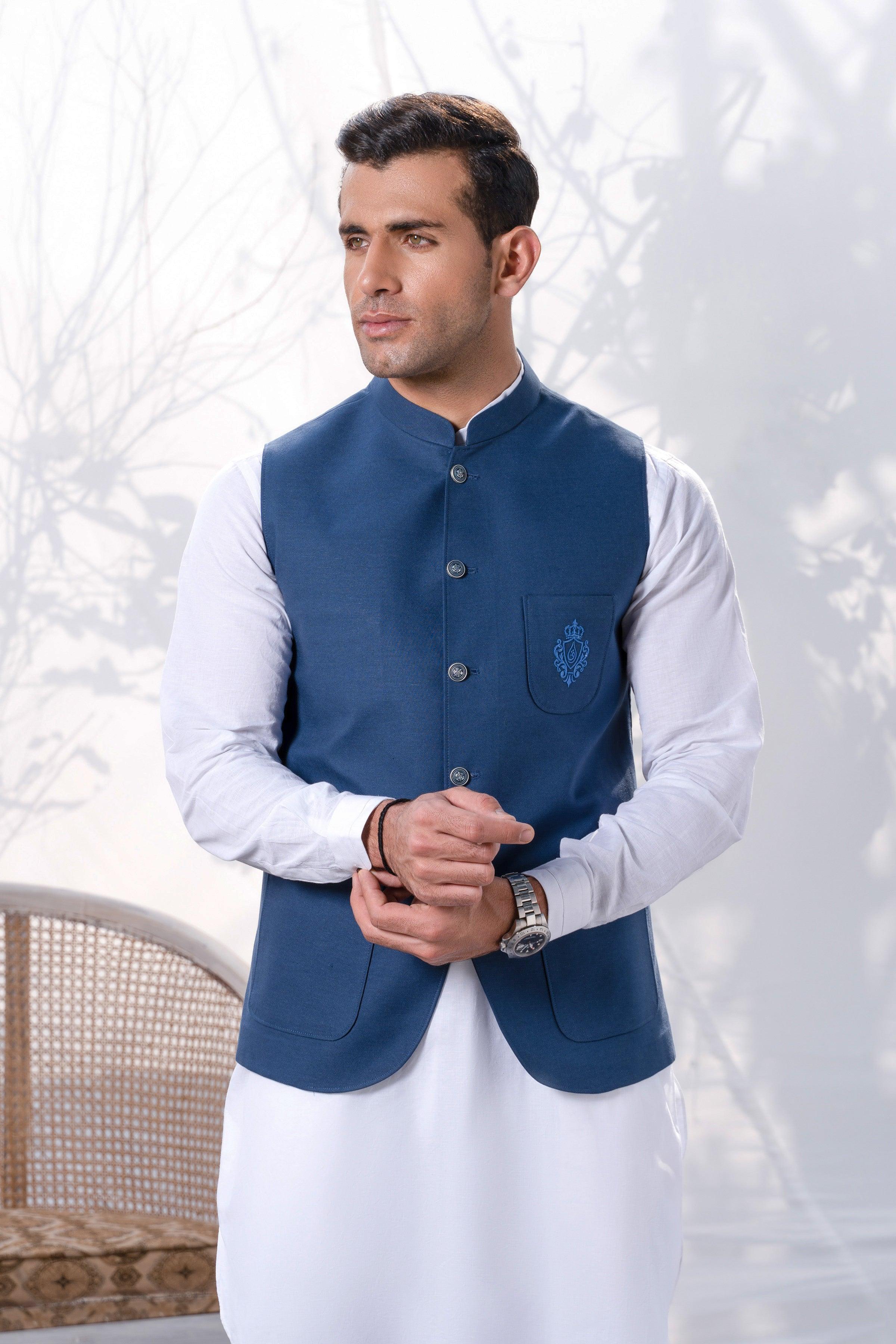 WAISTCOAT INDIGO BLUE