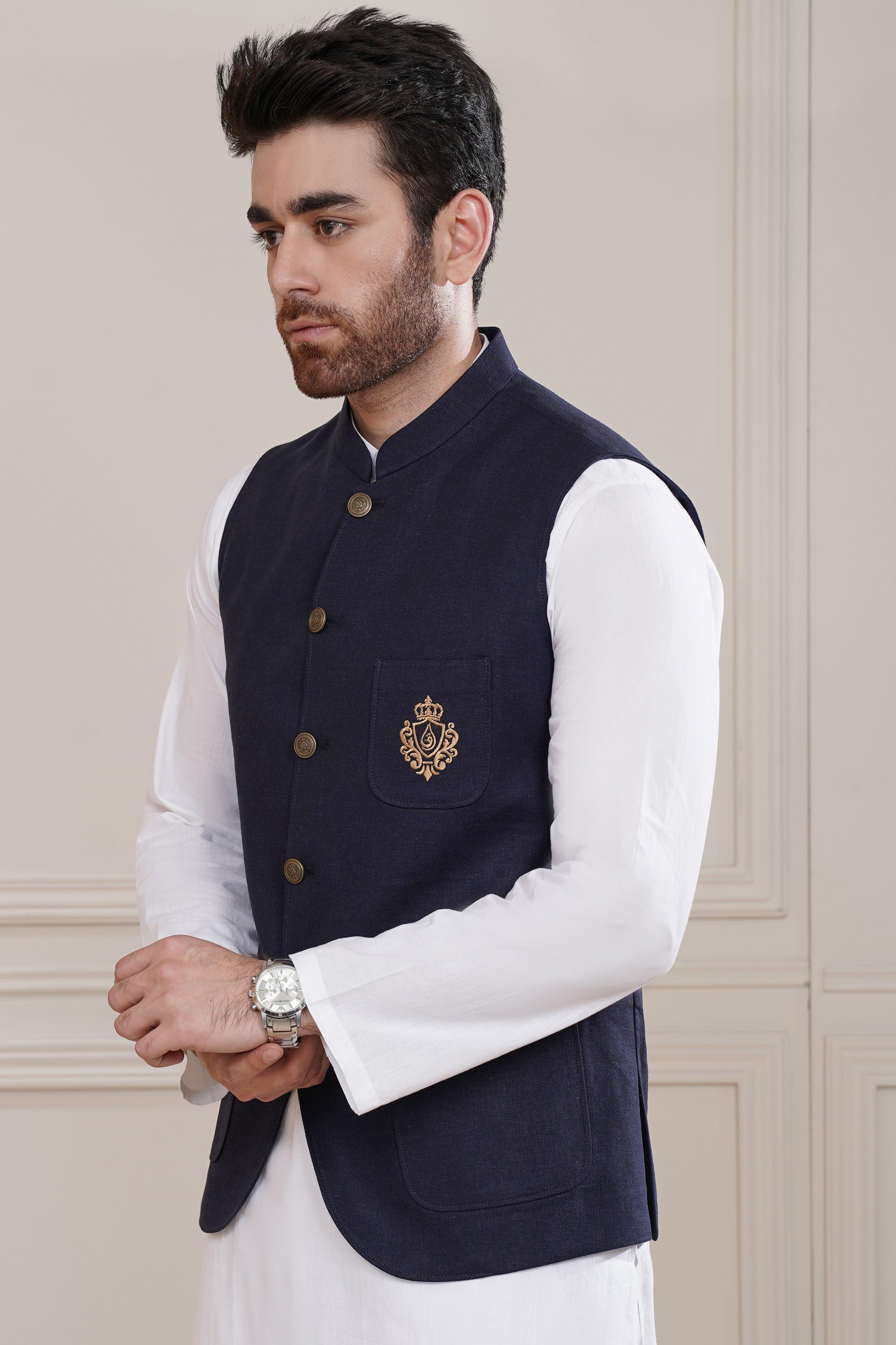WAISTCOAT NAVY - Image 2