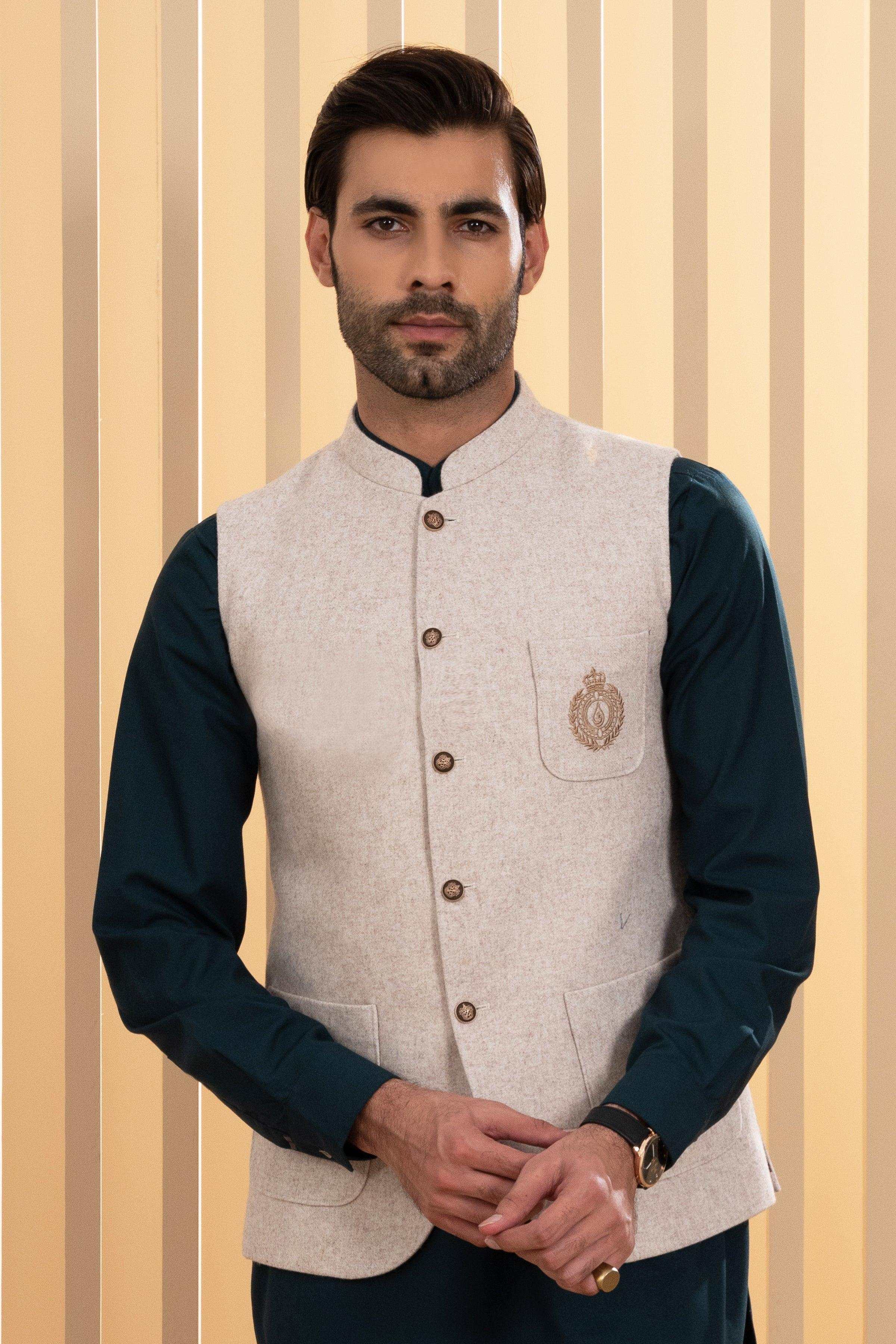 WAISTCOAT OATMEAL - Image 2