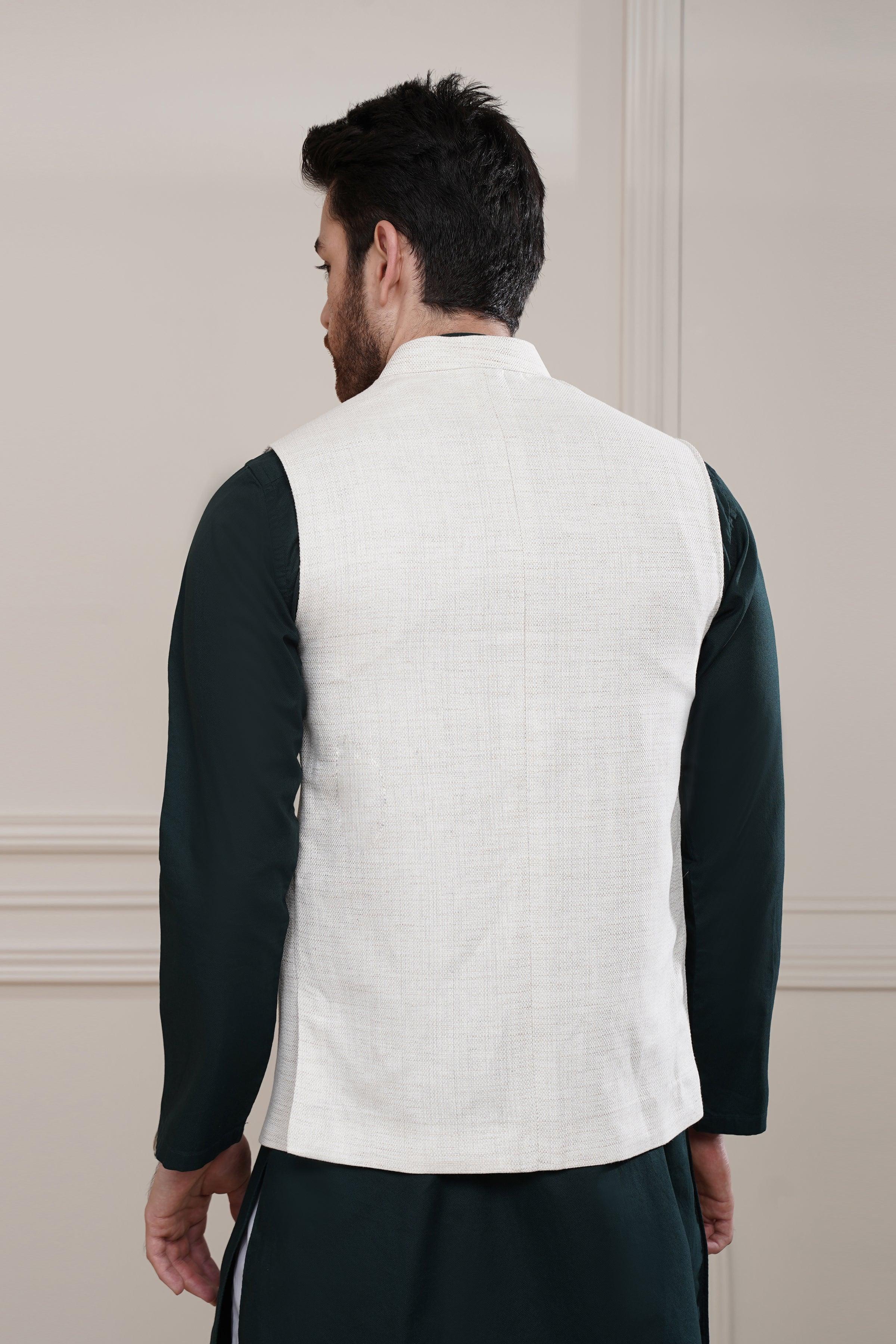 WAISTCOAT OATMEAL - Image 3