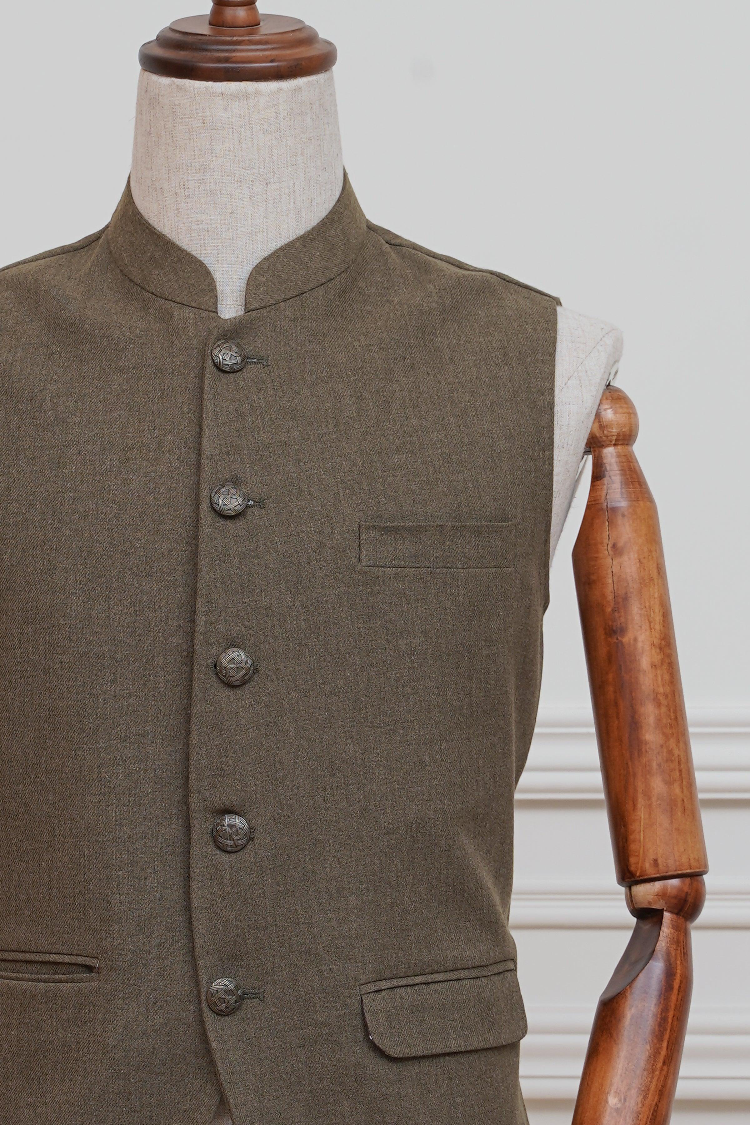 WAISTCOAT OLIVE - Image 2