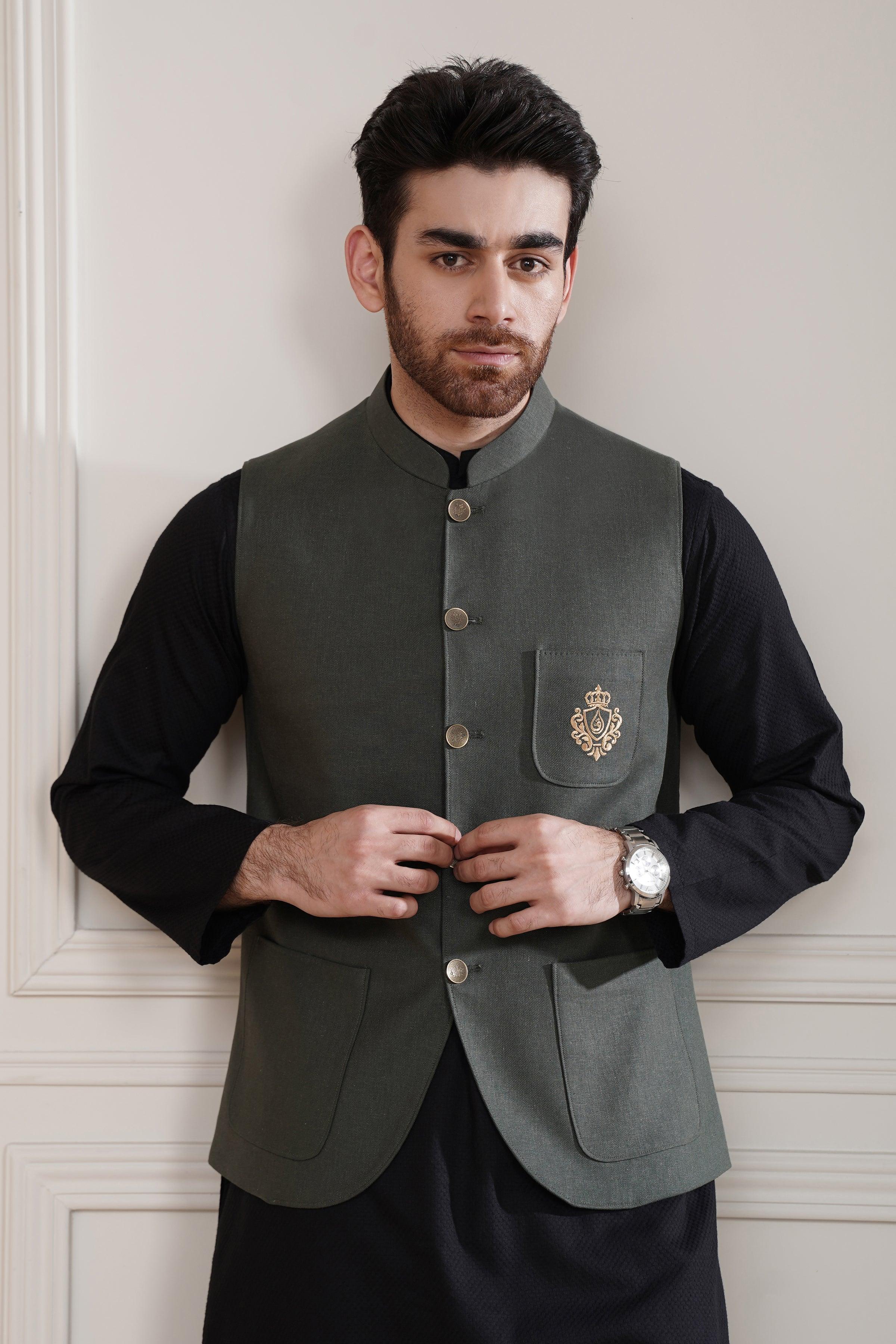 WAISTCOAT OLIVE