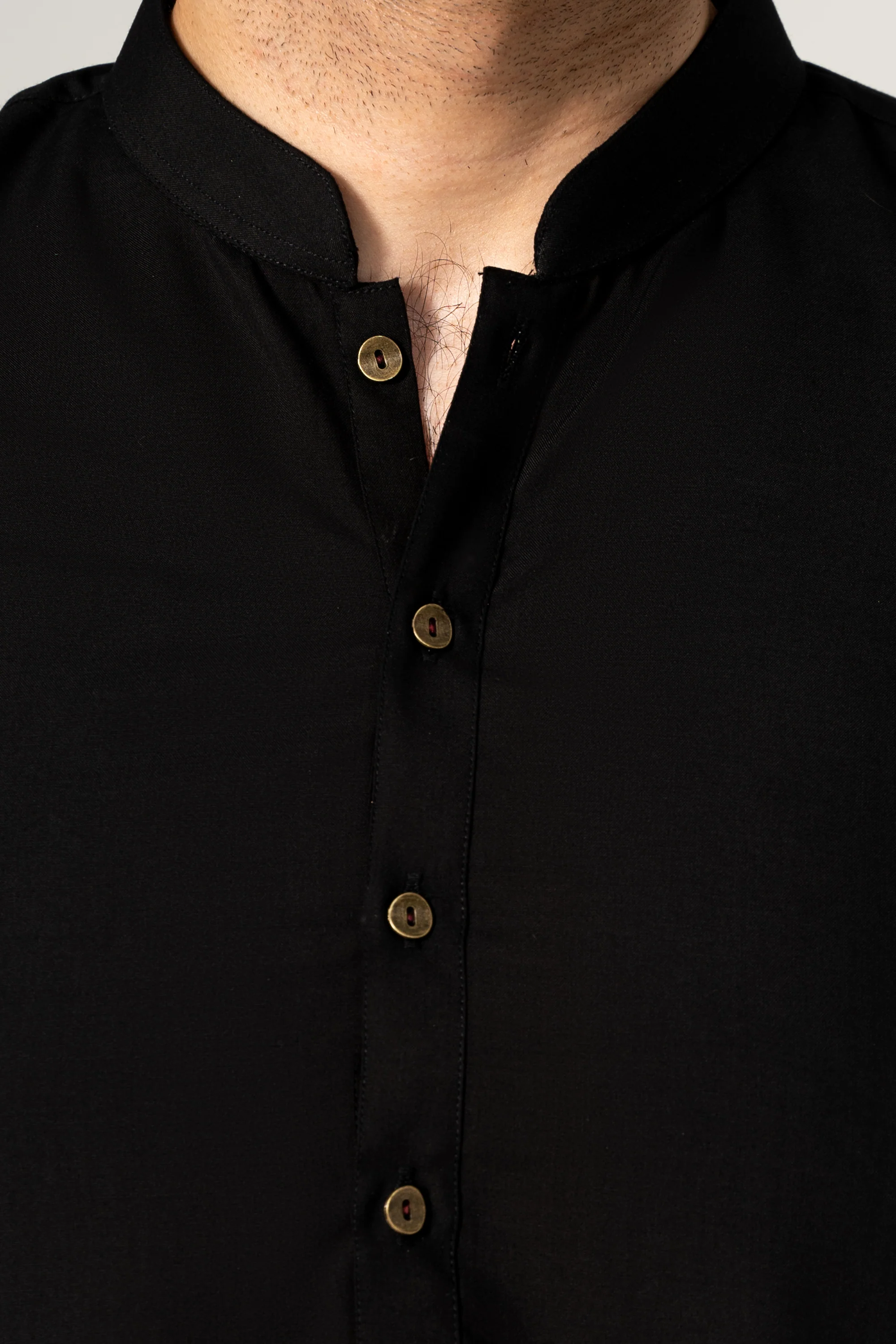 WASH AND WEAR KAMEEZ SHALWAR BLACK - Image 5