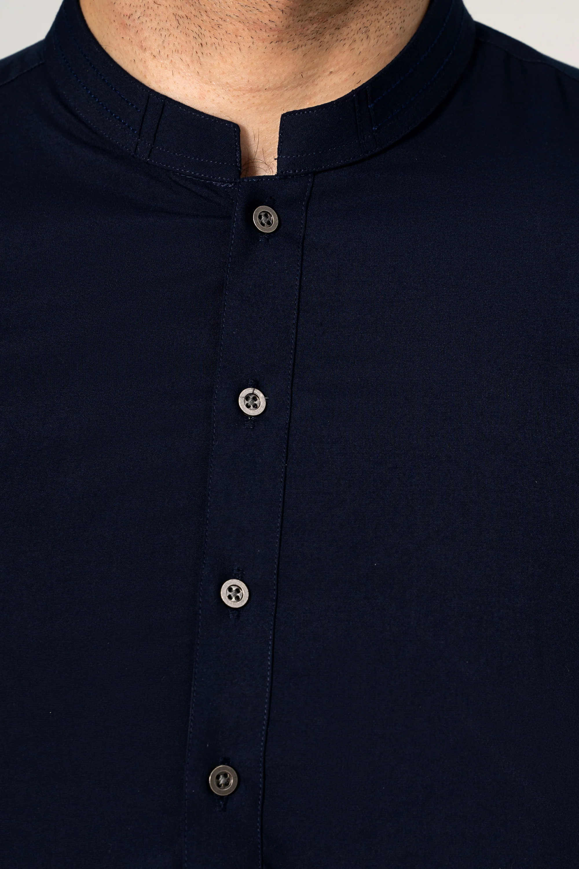 WASH AND WEAR KAMEEZ SHALWAR NAVY - Image 5