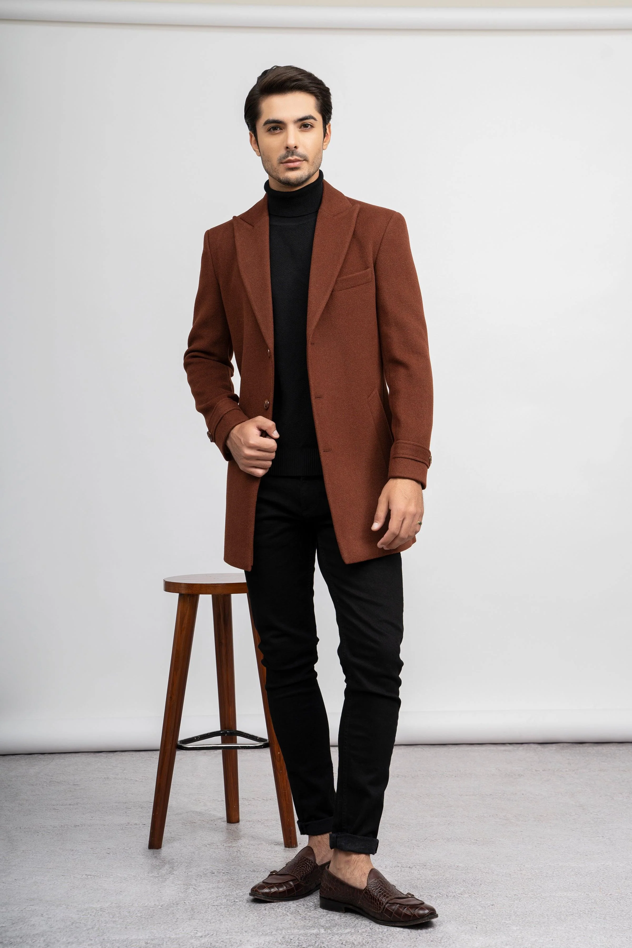 WOOLEN LONG COAT - Image 2
