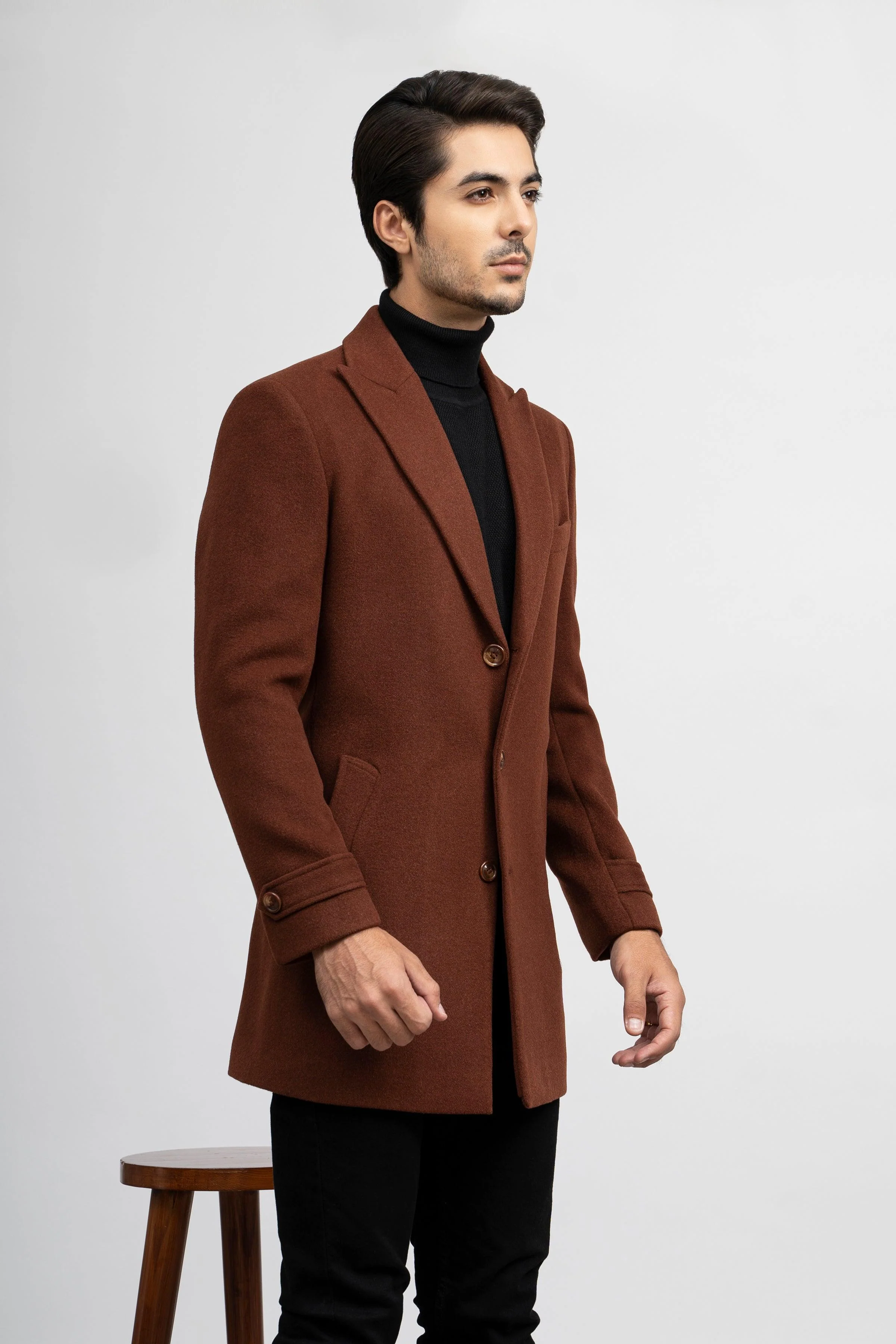 WOOLEN LONG COAT - Image 3