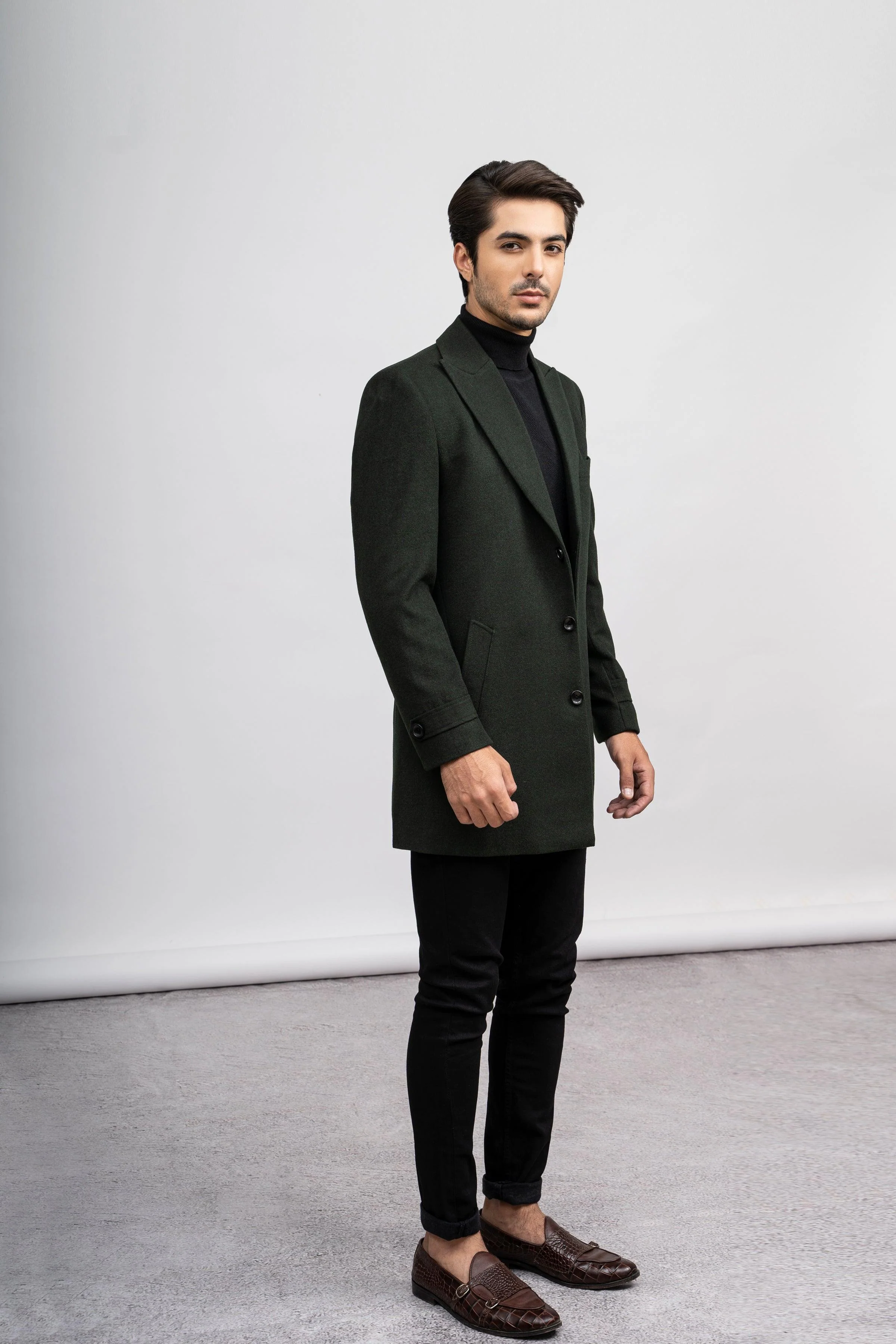 WOOLEN LONG COAT - Image 3